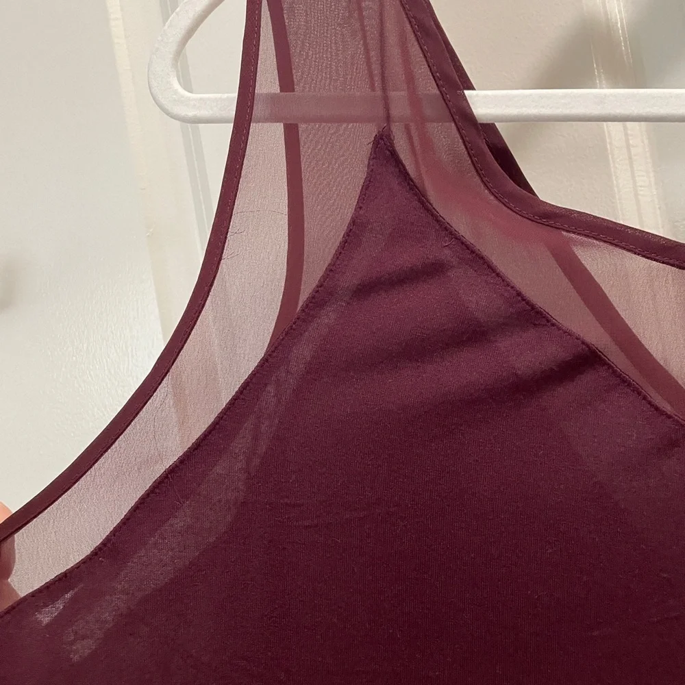 INC Sheer Strap Sleeveless Blouse - Picture 6 of 10